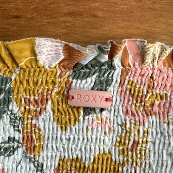 Roxy Smocked Floral Tank - Picture 2 of 5